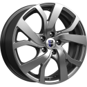 Диск литой КиК Палермо 16x6.5J/5x100 D67.1 ET38 дарк платинум