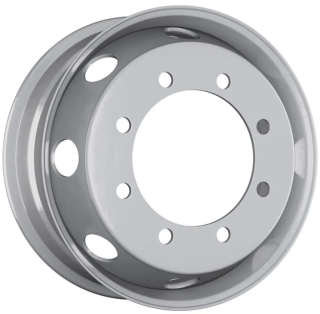 Диск штамп. Accuride 8/275/221/136 19.5x6.75J/8x275 D221 ET136 Silver