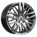 Диск литой КиК Fencer (КС730) 16x7.0J/5x114.3 D67.1 ET40 ДАРК ПЛАТИНУМ