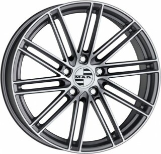 Диск литой MAK Leipzig 22x9.5J/5x112 D66.6 ET26 Gunmetal Mirror Face5