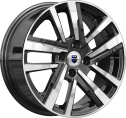 Диск литой КиК Хант 15x6.0J/4x98 D58.5 ET35 алмаз черный