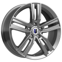 Диск литой КиК Танаис (КС750) 18x7.0J/5x100 D56.1 ET48 ДАРК ПЛАТИНУМ