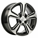 Диск литой Khomen Wheels KHW1502 (Nexia) 15x6.0J/4x100 D56.6 ET45 Black-FP