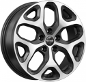 Диск литой СКАД KL-307 17x6.5J/5x114.3 D67.1 ET48 черный бархат