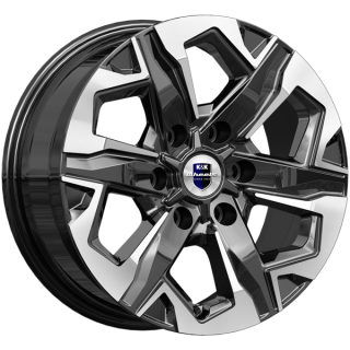 Диск литой КиК Тейт 17x7.5J/6x139.7 D100.1 ET36 алмаз черный