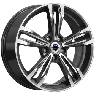 Диск литой КиК Karrera Light 18x7.0J/5x114.3 D67.1 ET38 алмаз чёрный