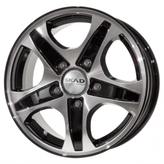 Диск литой СКАД Калипсо 16x6.5J/5x139.7 D98 ET43 алмаз черный
