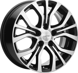 Диск литой Khomen Wheels KHW1608 (Multivan) 16x6.5J/5x120 D65.1 ET38 Black-FP
