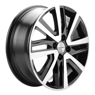 Диск литой Khomen Wheels KHW1609 (Rio II/Solaris II) 16x6.0J/4x100 D54.1 ET46 Black-FP