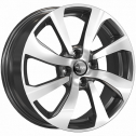 Диск литой КиК КС893 16x6.0J/4x100 D60.1 ET41 алмаз черный