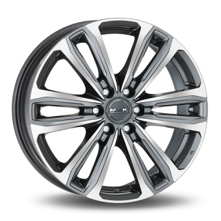 Диск литой MAK Safari 6 18x8.0J/6x114.3 D66.1 ET50 Gun Met-Mirror Face