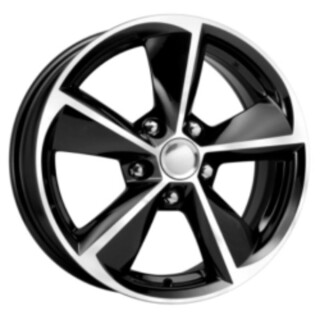 Диск литой КиК KC681 16x6.5J/5x115 D70.2 ET41 алмаз черный