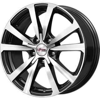 Диск литой iFree Бэнкс 17x7.0J/5x114.3 D60.1 ET39 блэк-джек