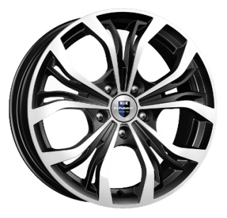 Диск литой КиК Аламида 17x7.0J/5x114.3 D60.1 ET45 алмаз черный