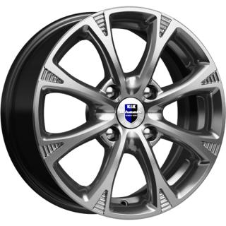 Диск литой КиК Блюз-оригинал (KC606) 15x6.0J/4x100 D54.1 ET48 Dark_platinum