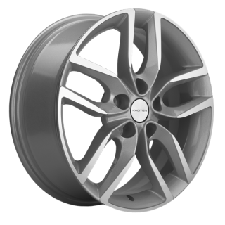 Диск литой Khomen Wheels 1708 17x6.5J/5x108 D65.1 ET43 F-Silver-FP