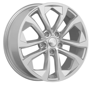 Диск литой СКАД Тукан 17x7.0J/5x108 D67.1 ET42 Toyota silver