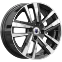 Диск литой КиК Хант 15x6.0J/4x98 D58.5 ET30 алмаз черный