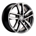 Диск литой Khomen Wheels KHW1612 (Camry/Corolla/Grand Vitara) 16x6.5J/5x114.3 D60.1 ET45 Gray-FP