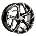 Диск литой Khomen Wheels KHW1716 (Evolute i-Joy) 17x7.0J/5x110 D67.1 ET40 Black-FP