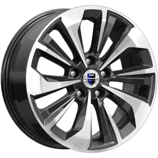 Диск литой КиК Авиор 17x7.0J/5x114.3 D60.1 ET35 алмаз черный