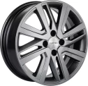 Диск литой Khomen Wheels 1609 16x6.0J/4x100 D60.1 ET50 G-Silver