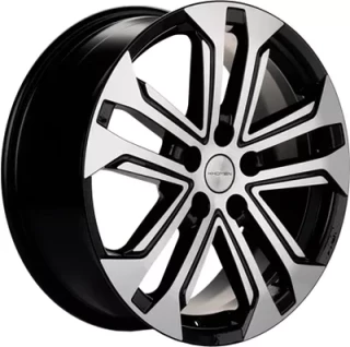 Диск литой Khomen Wheels KHW1803 (Faw Besturn X40) 18x7.0J/5x108 D57.1 ET40 Black-FP