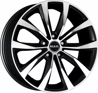 Диск литой MAK Wolf 18x7.5J/5x114.3 D67.1 ET45 Black mirror
