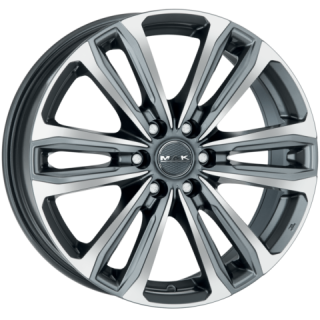 Диск литой MAK Safari 18x8.0J/6x114.3 D66.1 ET45 Gunmetal Mirror Face5