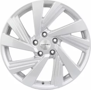 Диск литой Khomen Wheels KHW1801 (ZV 18_Tiguan/Kodiaq) 18x7.5J/5x112 D57.1 ET43 F-Silver