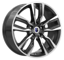 Диск литой КиК Борэй 18x8.0J/5x114.3 D67.1 ET40 алмаз чёрный