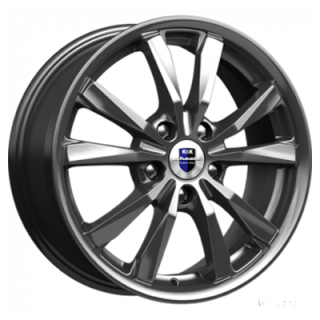 Диск литой КиК Спайдер (КС649) 16x6.5J/5x114.3 D60.1 ET50 ДАРК ПЛАТИНУМ