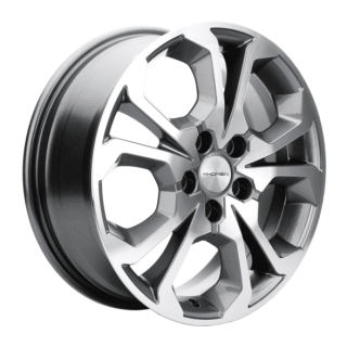 Диск литой Khomen Wheels 1711 17x6.5J/5x114.3 D66.1 ET50 Gray-FP