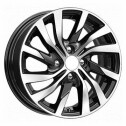 Диск литой КиК КС882 15x6.0J/4x100 D60.1 ET37 алмаз черный