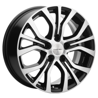 Диск литой Khomen Wheels 1608 16x6.5J/5x114.3 D67.1 ET45 Black-FP