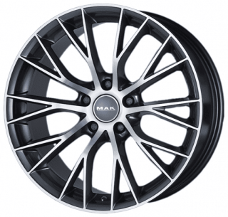 Диск литой MAK Munchen 20x8.5J/5x120 D72.6 ET25 Gunmetal Mirror Face1