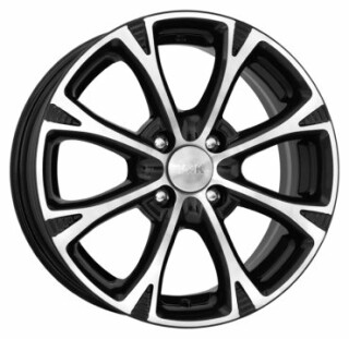 Диск литой КиК Блюз 15x6.0J/4x114.3 D66.1 ET40 алмаз черный