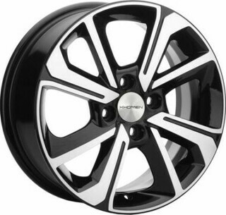 Диск литой Khomen Wheels 1501 15x6.0J/4x100 D54.1 ET46 Black-FP