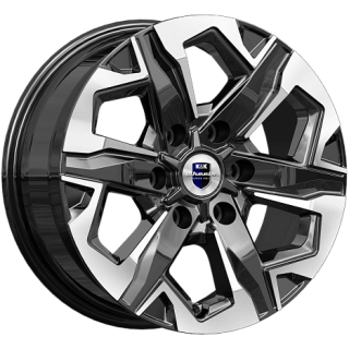 Диск литой КиК Тейт 17x7.5J/6x139.7 D67.1 ET38 алмаз чёрный
