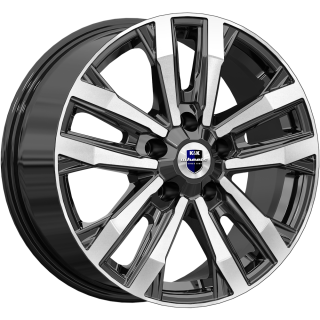 Диск литой КиК Мичиган 18x8.0J/5x150 D110.1 ET56 алмаз чёрный