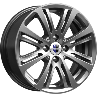 Диск литой КиК Беринг 14x5.5J/4x100 D67.1 ET43 ДАРК ПЛАТИНУМ