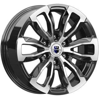 Диск литой КиК Меконг 18x7.5J/6x139.7 D106.1 ET30 алмаз чёрный
