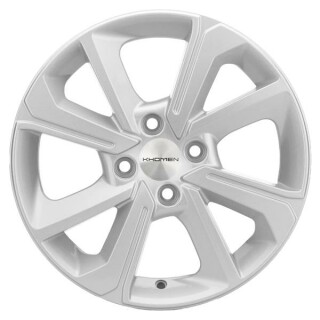 Диск литой Khomen Wheels 1501 15x6.0J/4x100 D54.1 ET46 F-Silver