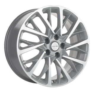 Диск литой Khomen Wheels KHW1804 (Audi A4/A6) 18x7.5J/5x112 D66.6 ET39 F-Silver-FP