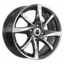 Диск литой КиК Игуана 15x6.5J/4x100 D54.1 ET48 дарк платинум