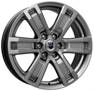 Диск литой КиК R7 17x7.5J/6x139.7 D106.1 ET25 блэк платинум