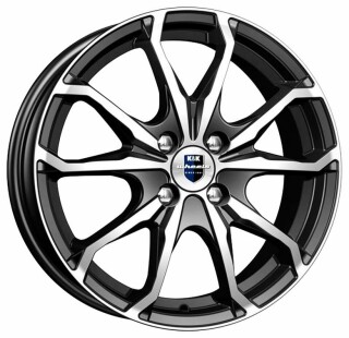 Диск литой КиК Brent (KC733) 16x6.0J/4x114.3 D67.1 ET40 алмаз черный