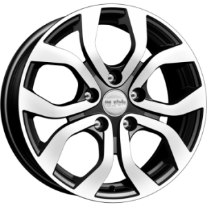 Диск литой КиК КС704 16x6.5J/5x114.3 D66.1 ET50 Алмаз-черный