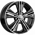 Диск литой КиК Hyundai Creta (KC778) 16x6.0J/5x114.3 D67.1 ET43 алмаз черный