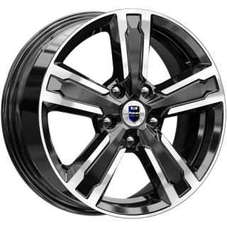 Диск литой КиК Оклахома (КС998) 16x6.5J/5x108 D63.3 ET50 алмаз чёрный